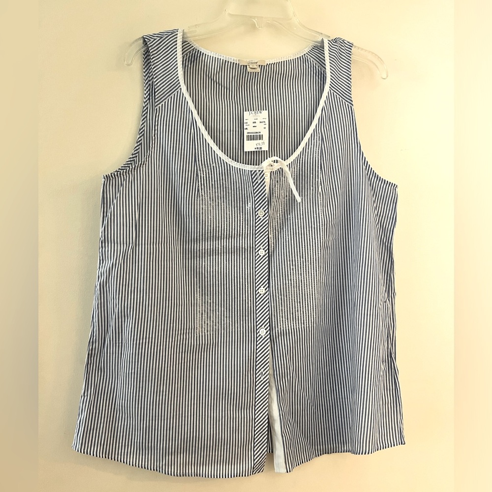 Jcrew sleeveless top.